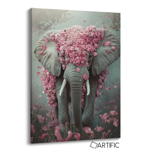 Majestuoso Elefante Floral