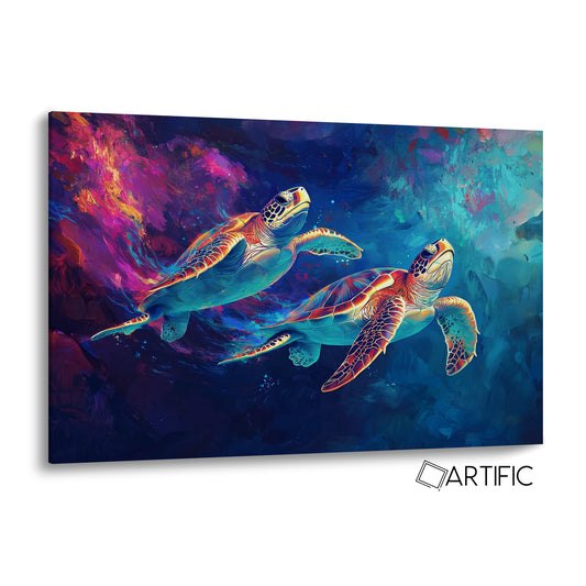 Elegancia de Tortugas Marinas