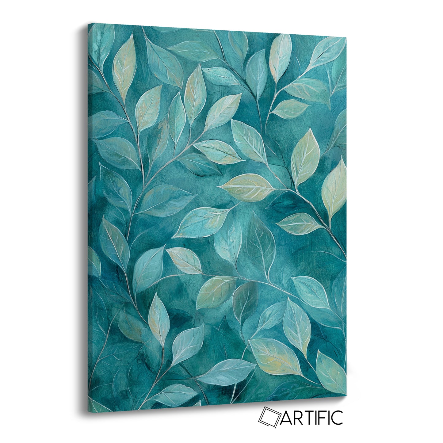 Elegancia de Hojas Azules