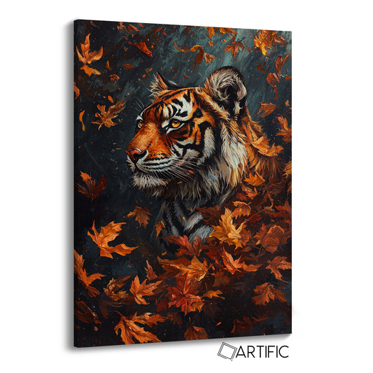 Elegancia del Tigre en Otoño