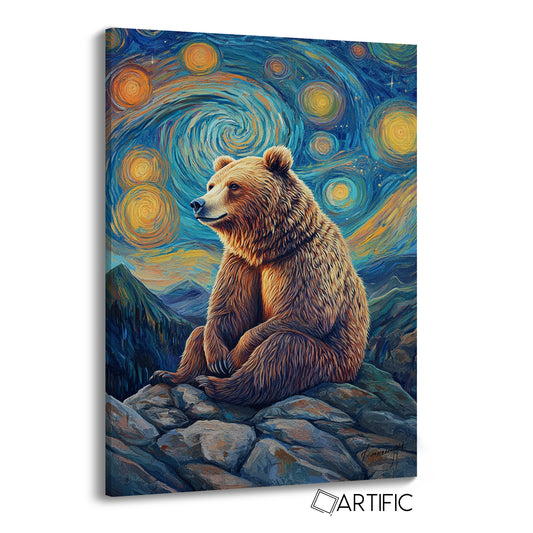 Oso Noche Estrellada