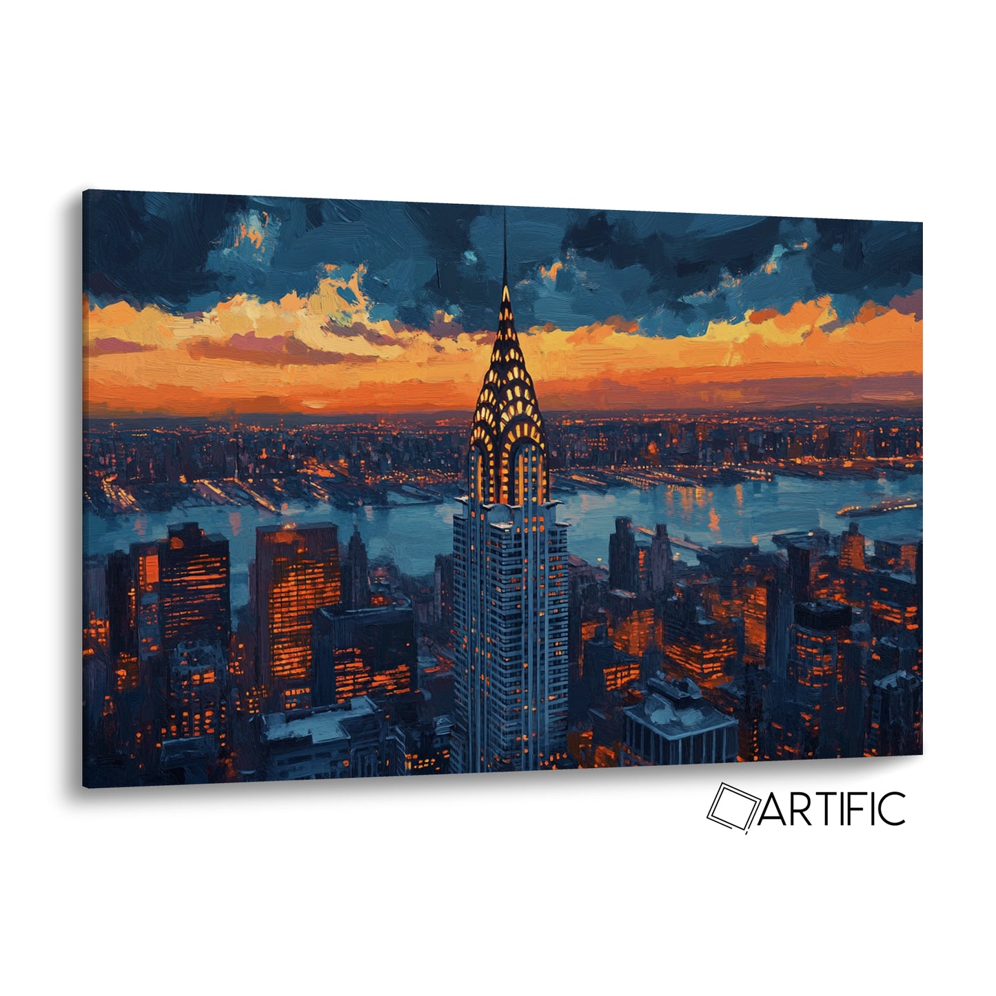 Ícono Urbano al Atardecer