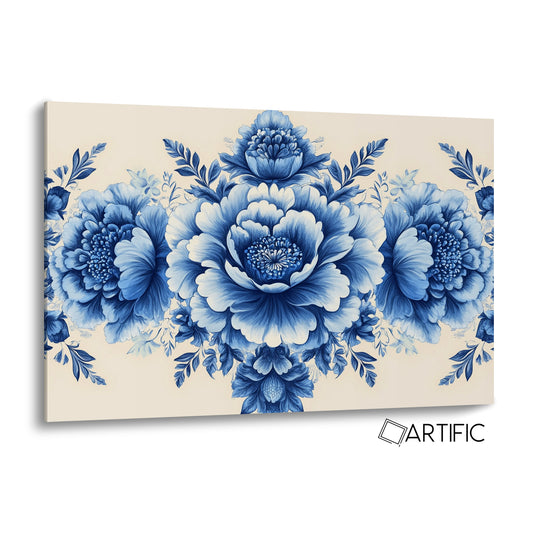 Arte Floral Azul