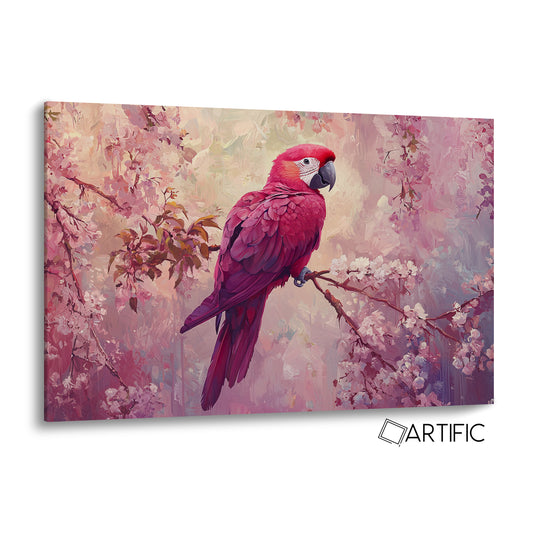 Loro y Flores