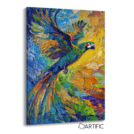Explosión de Color: Guacamayo
