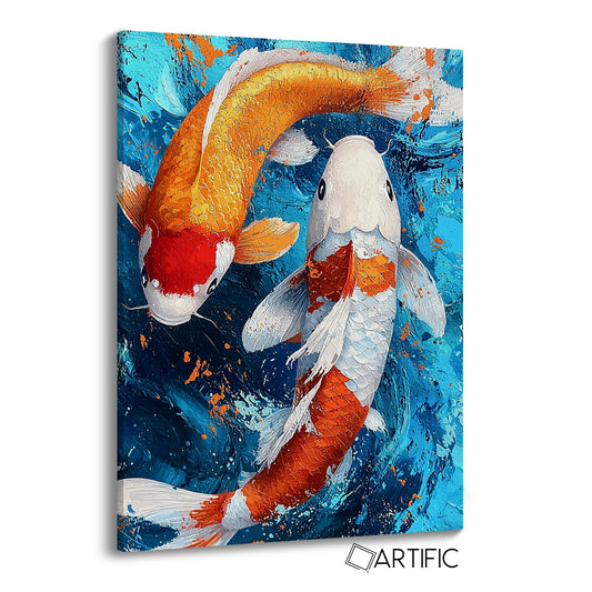 Carpas Koi Vibrantes