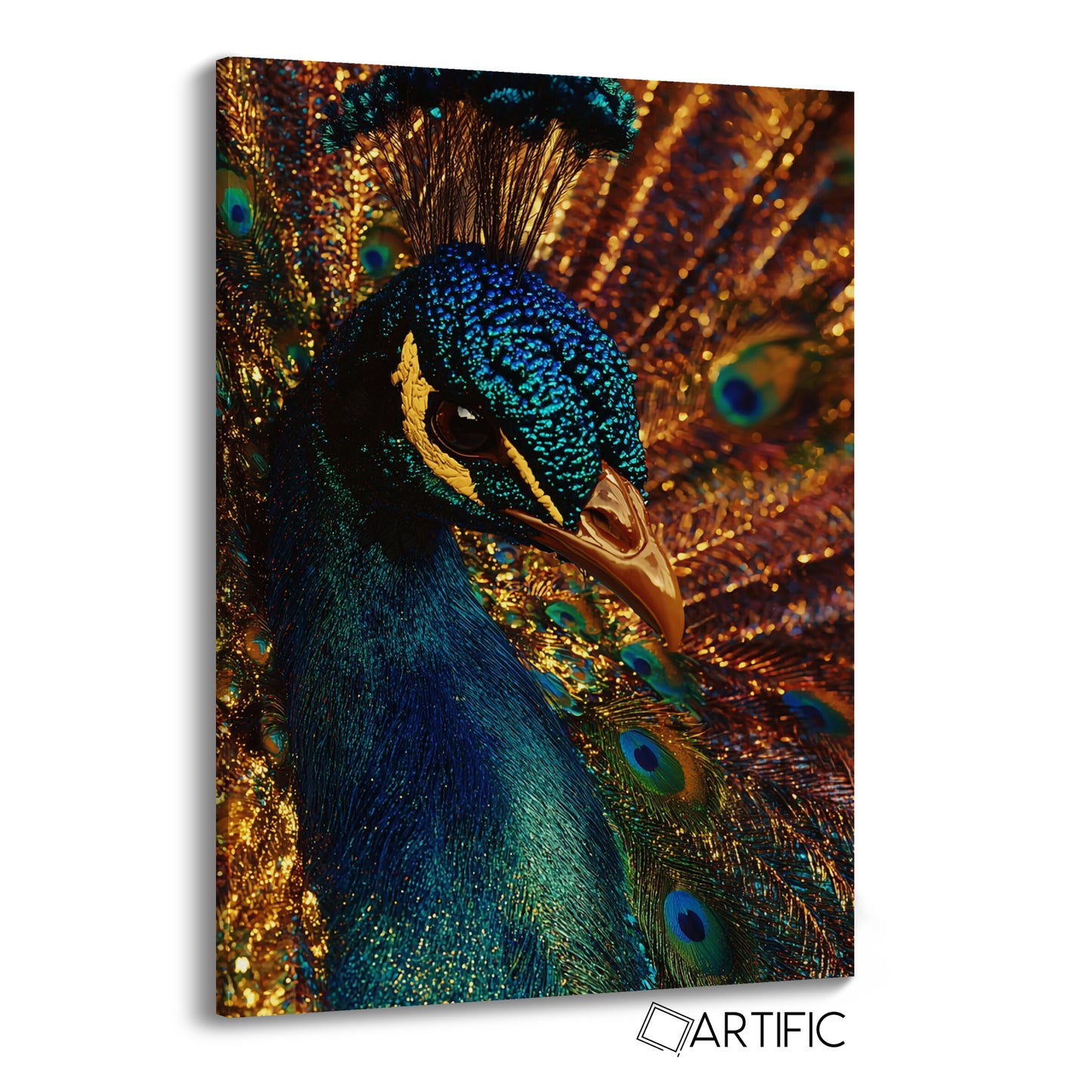 Elegancia Brillante del Pavo Real