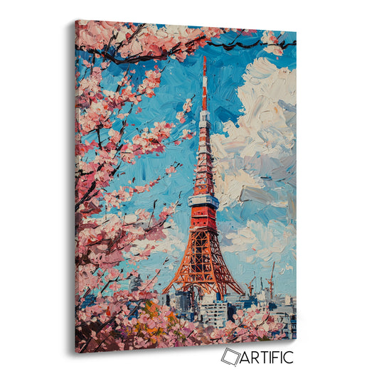 Torre con Cerezos
