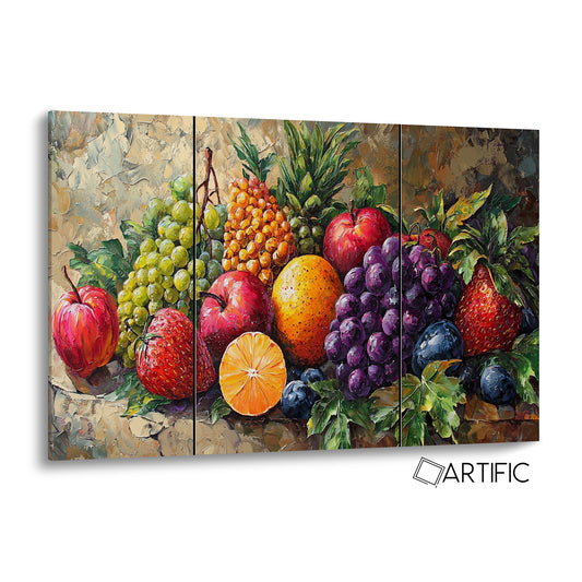 Bodegón de Frutas en Óleo