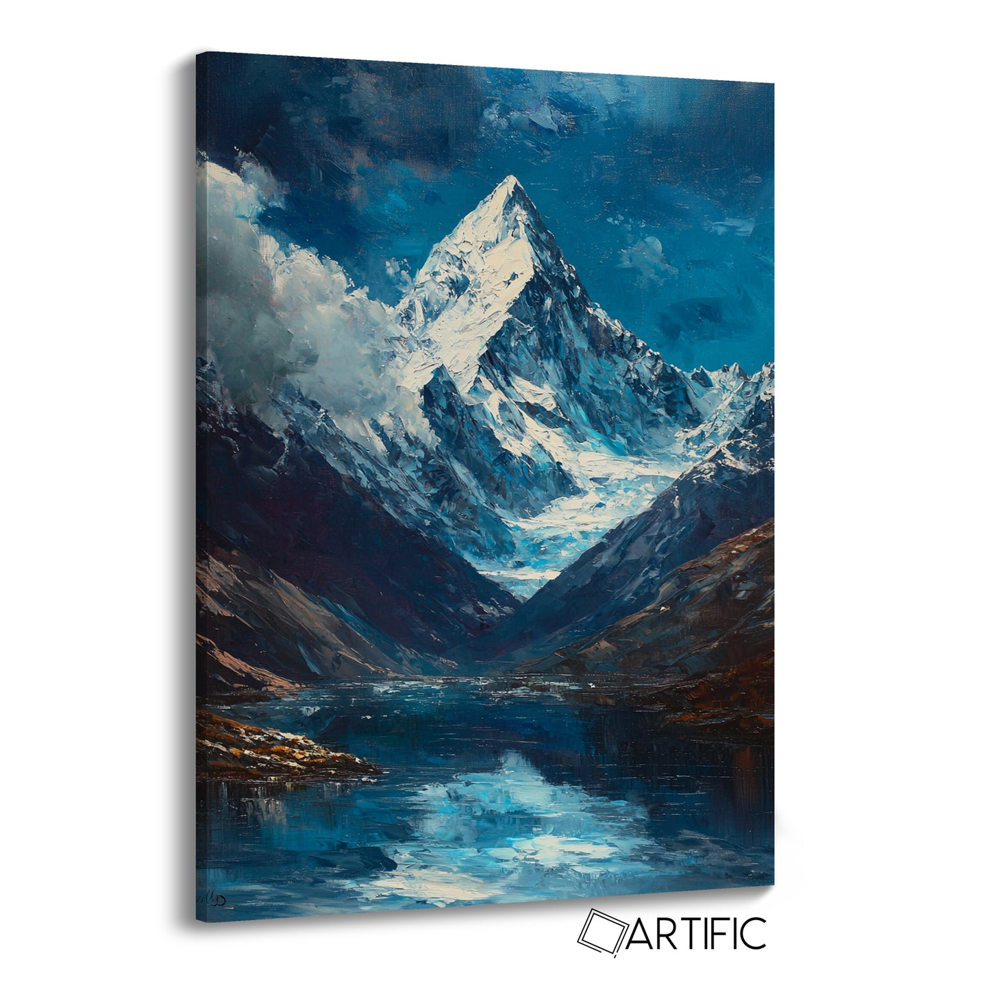 Paisaje Montañoso Azul