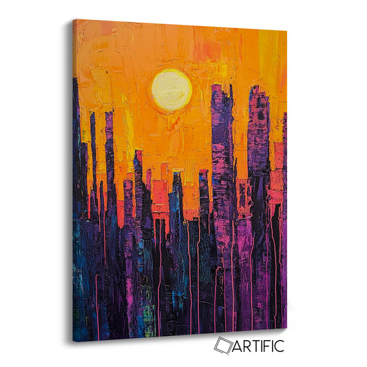 Ciudad al Atardecer