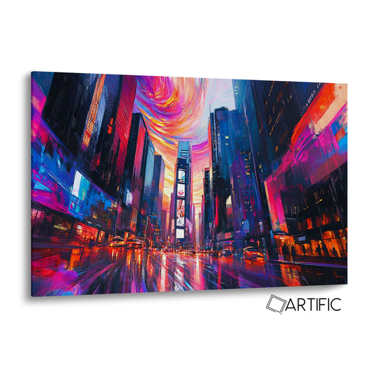 Brillantes Luces de Ciudad