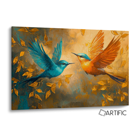 Elegancia de Aves en Otoño