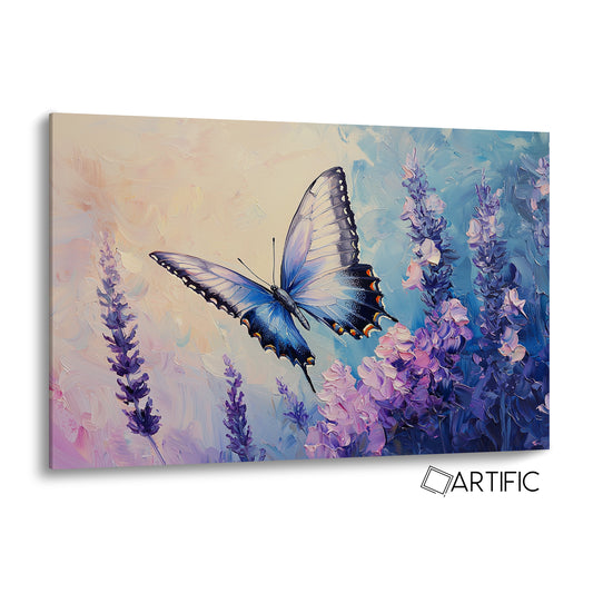 Elegancia Azul Floral
