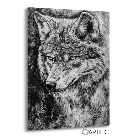 Lobo en Bosque