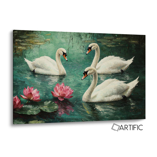 Cisnes y Lirios