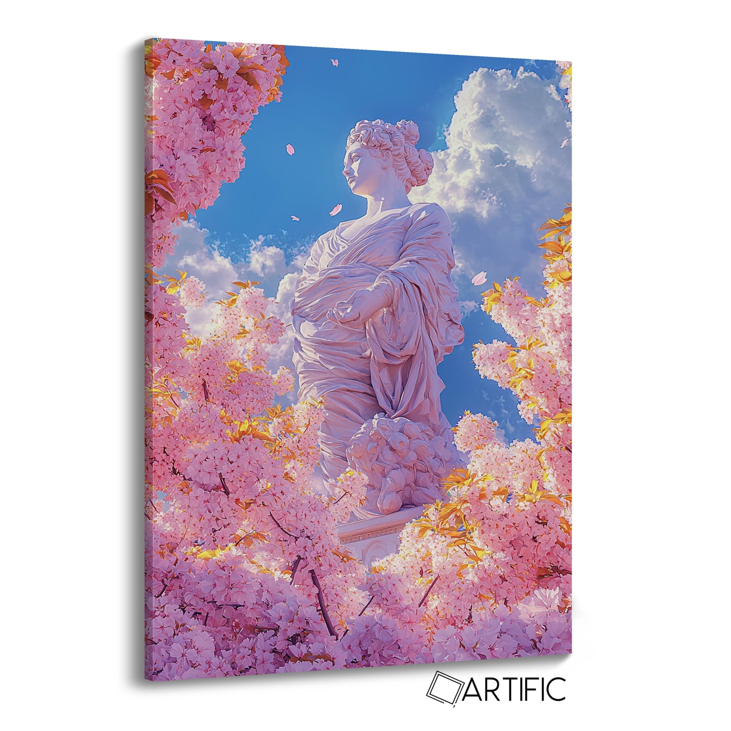 Estatua Serena en Primavera