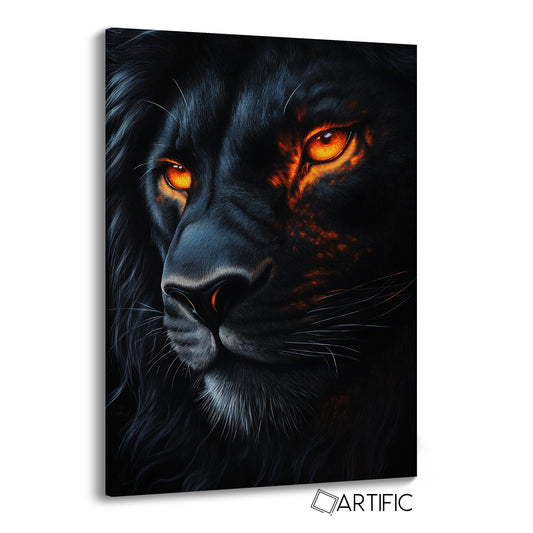 Majestuoso León Ardiente