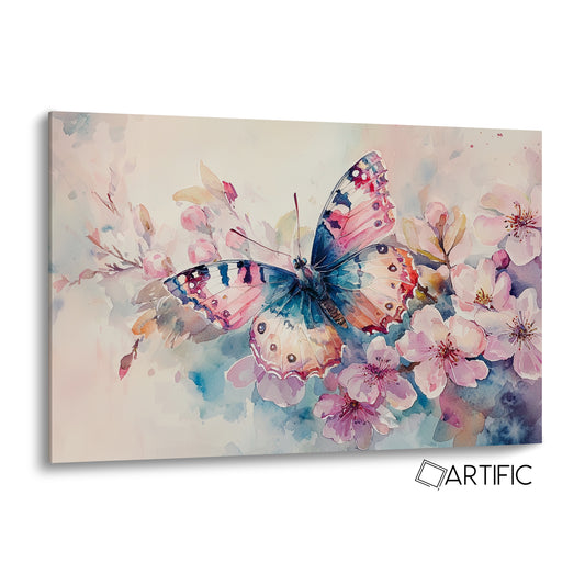 Elegante Mariposa Floral